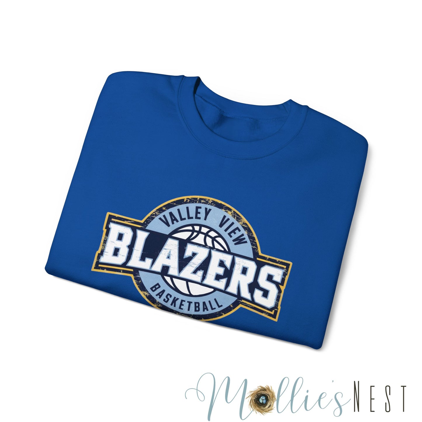 Unisex Heavy Blend™ Crewneck Sweatshirt. Valley View Blazers Basketball