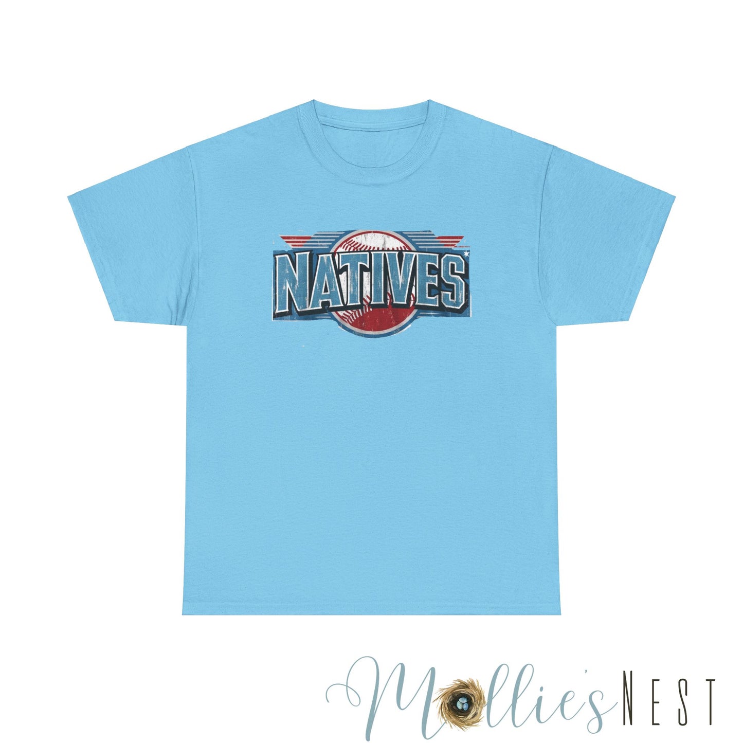 Natives Baseball Heavy Cotton Tee. NATIVES 25