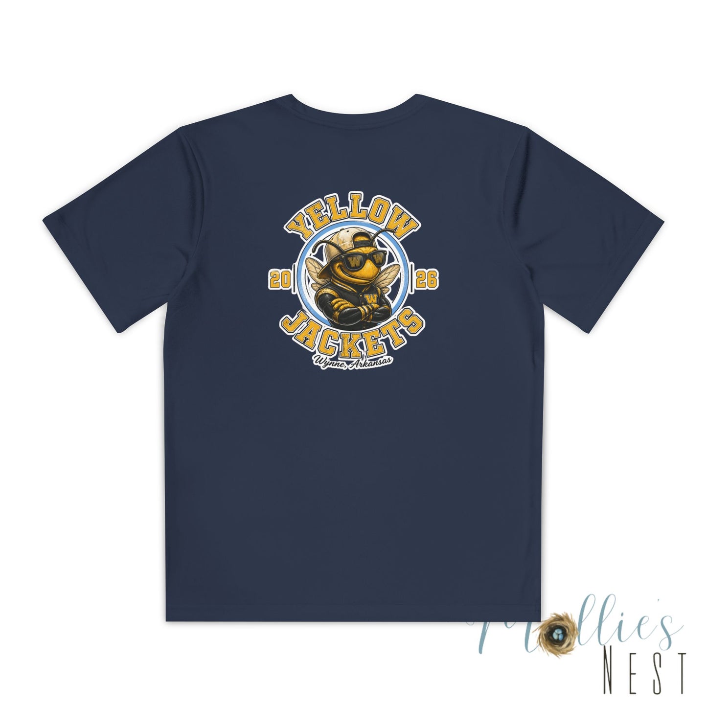 Yellow Jackets DRIFIT Youth Tee — Wynne Graphic Youth T-Shirt