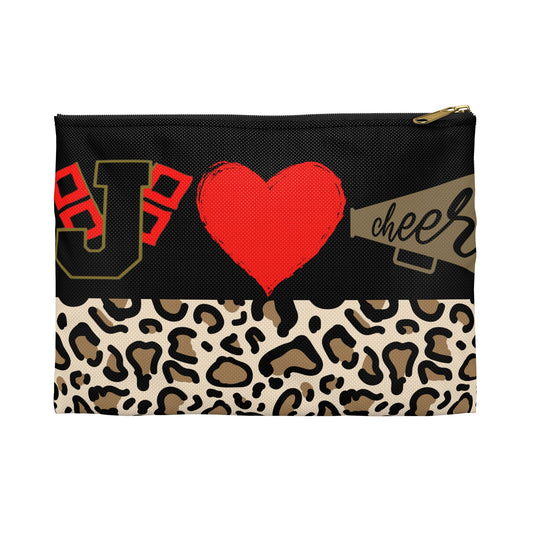 Jonesboro Cheer Leopard. Accessory Pouch