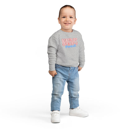 Natives Baseball Toddler Sweatshirt, Cute Kids Gift, Baseball Fan Apparel, Playful Toddler Gear, Sporty Children’s Clothing