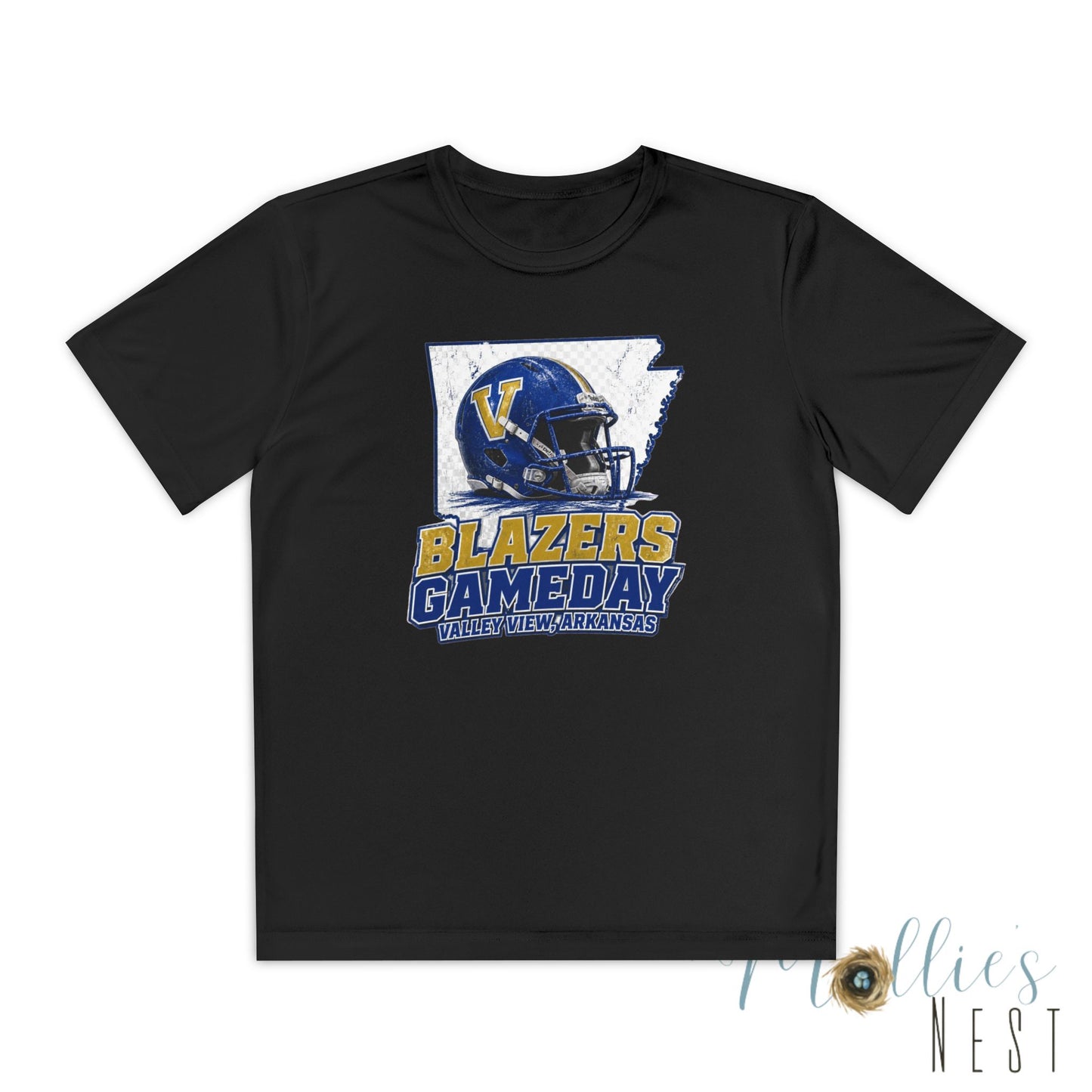 Youth Blazers DRIFIT Gameday Tee – Team Helmet Arkansas Football Shirt