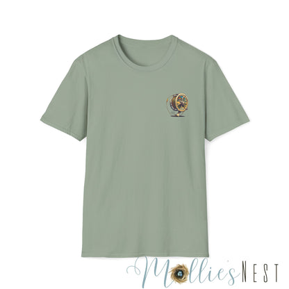 Fishing Reel Graphic Tee | MANNLY BRAND