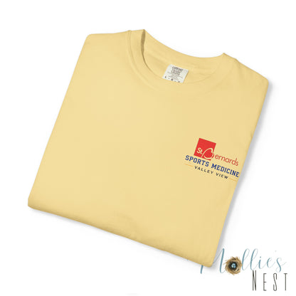 St. Bernards Sports Medicine T-Shirt. Comfort Colors