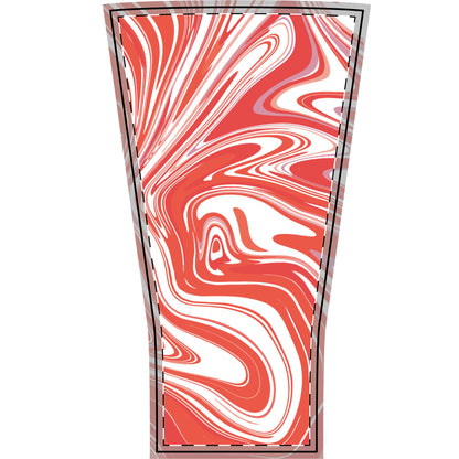 Amistad Red Marble Arm Sleeve — Swirl Pattern Compression Sleeve