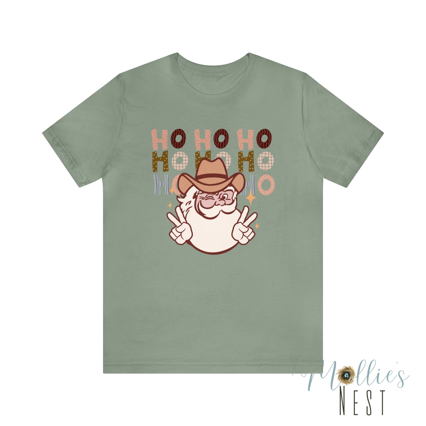 Ho Ho Ho Santa Jersey Short Sleeve Tee