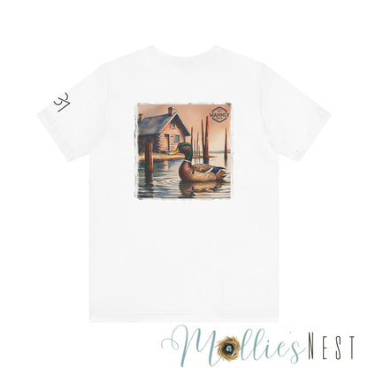 Unisex Jersey Short Sleeve Tee. MANNLY BRAND. Duck Cabin