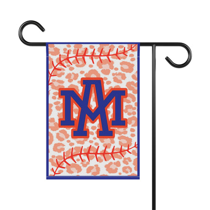 Miners Baseball Leopard Garden Flag