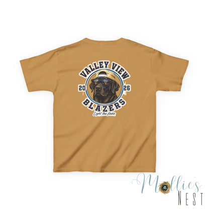 YOUTH.  Valley View Blazers Black Lab 2026 T-Shirt — Vintage Tee (2026)