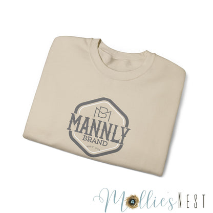 Unisex Heavy Blend™ Crewneck Sweatshirt. MANNLY BRAND