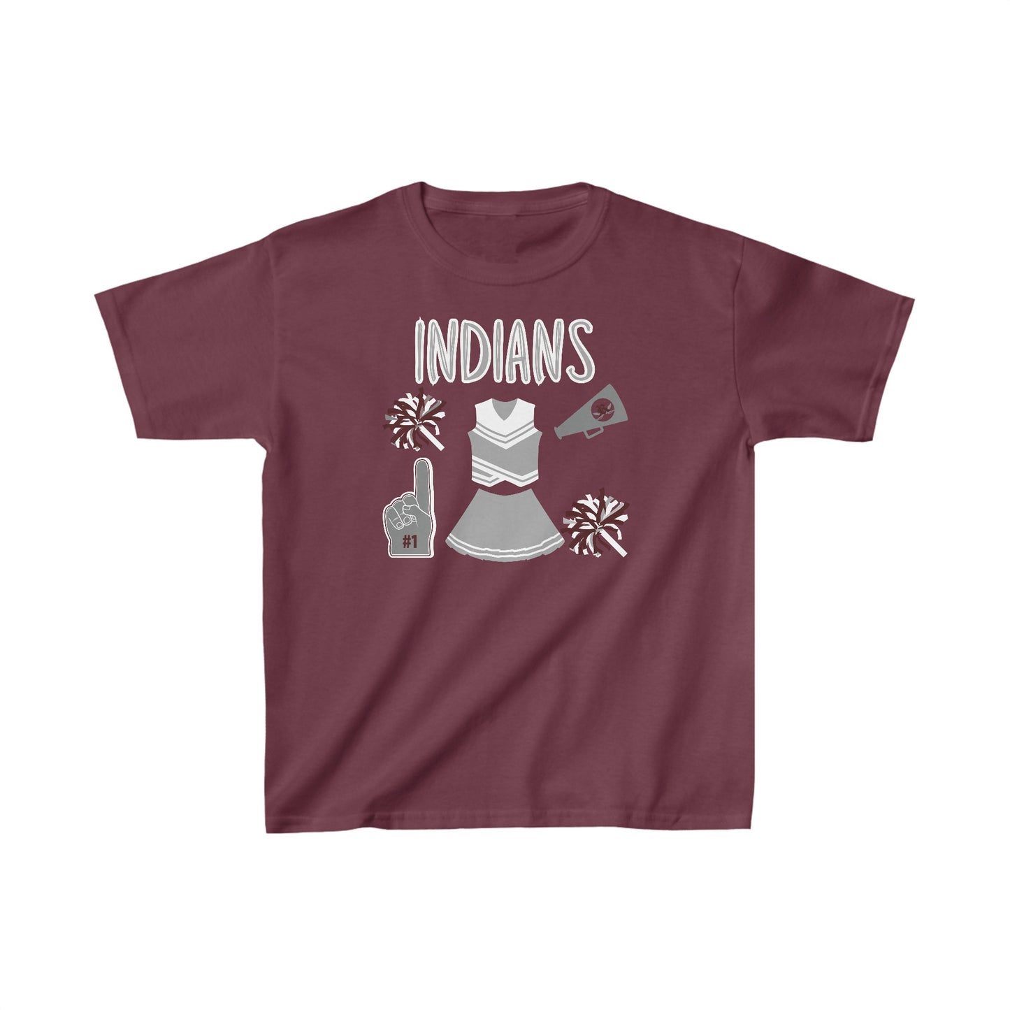 Indians. Cheer Kids Heavy Cotton™ Tee