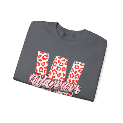 Adult. Westsie Warriors Leopard Print "W" Sweatshirt