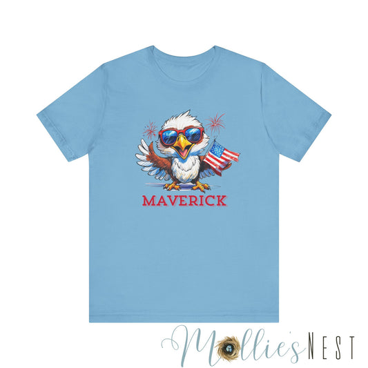 Patriotic Eagle Graphic Tee, Unisex Summer Shirt, 4th of July Outfit