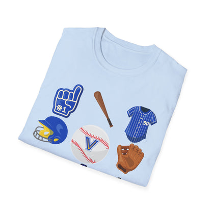 Blazer Baseball Icons T-Shirt. Valley View