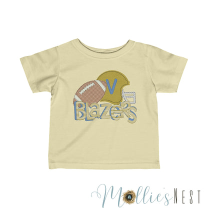 Infant Blazers. Football Fine Jersey Tee