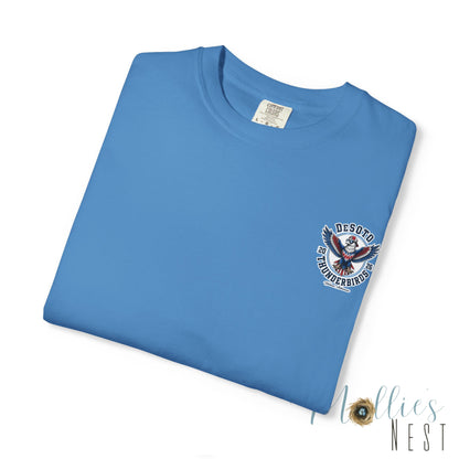 ADULT.  T‑Shirt — DeSoto Thunderbirds Mascot Graphic (2026)