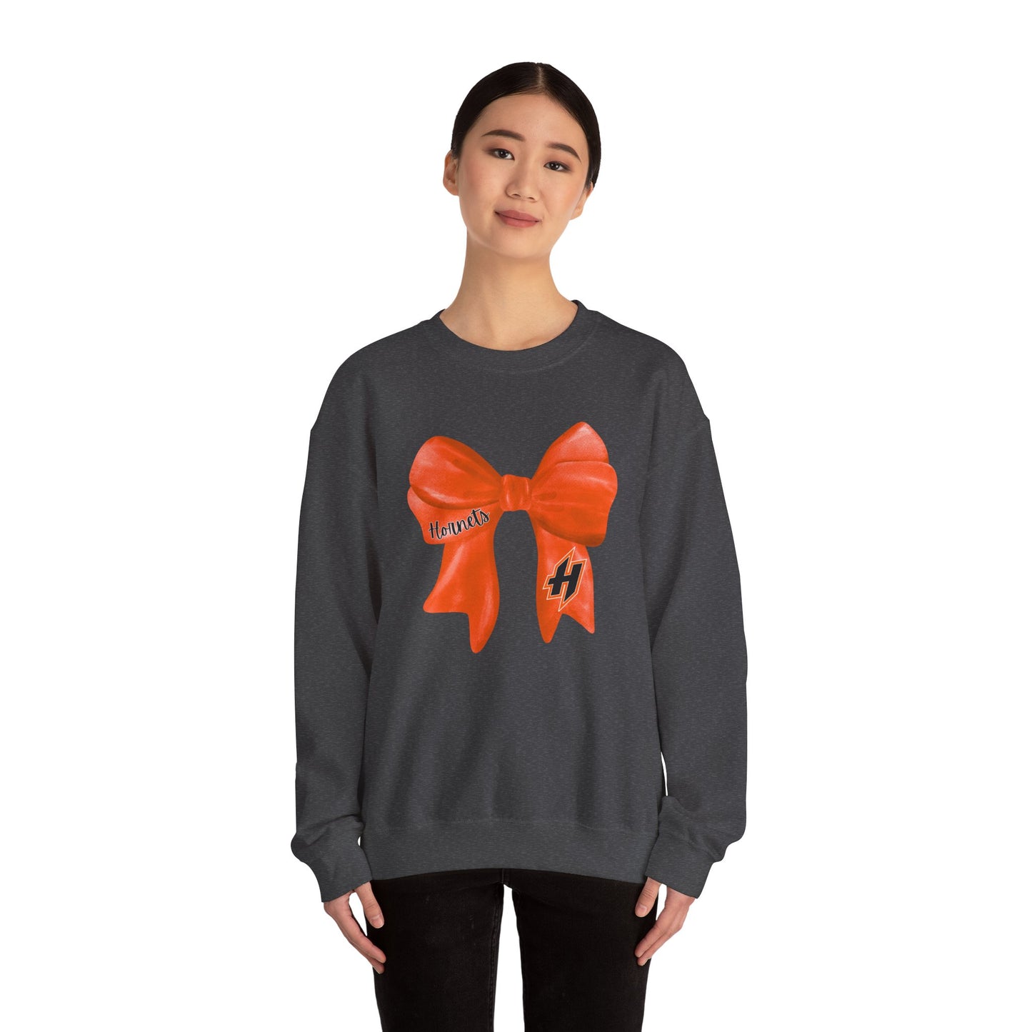 ADULT. Harrisburg Hornet Bow Sweatshirt