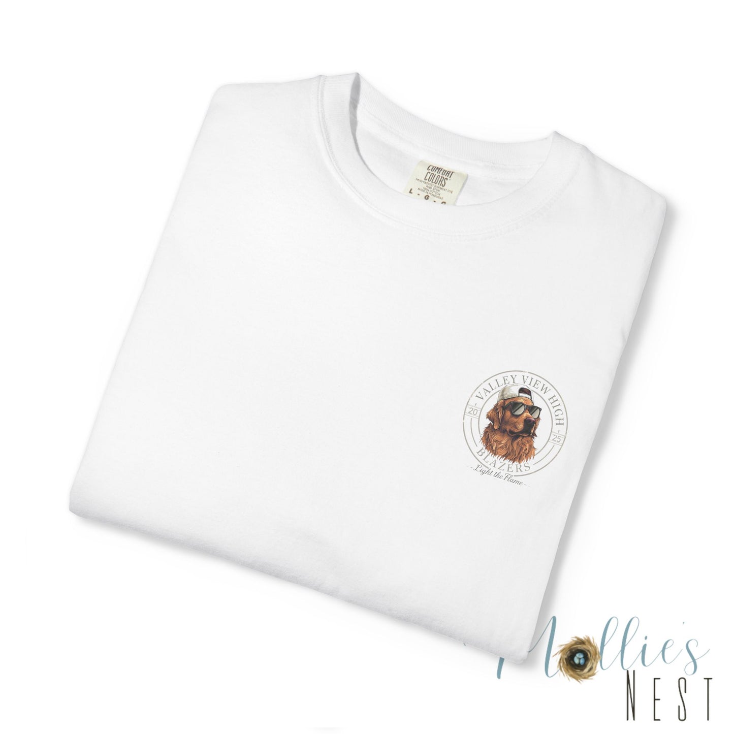 Valley View Blazers. Dog with sunglasses graphic shirt