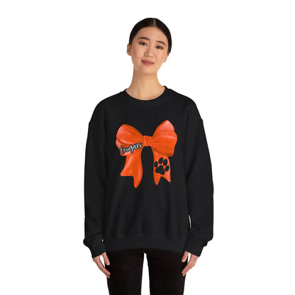 ADULT. Cougars Bow Sweatshirt