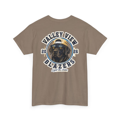 Valley View Blazers. Black Lab 2026 T‑Shirt — Dog Logo Tee