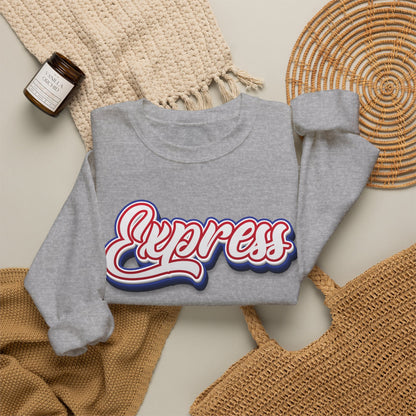 ADULT.  Express Baseball Graphic Sweatshirt