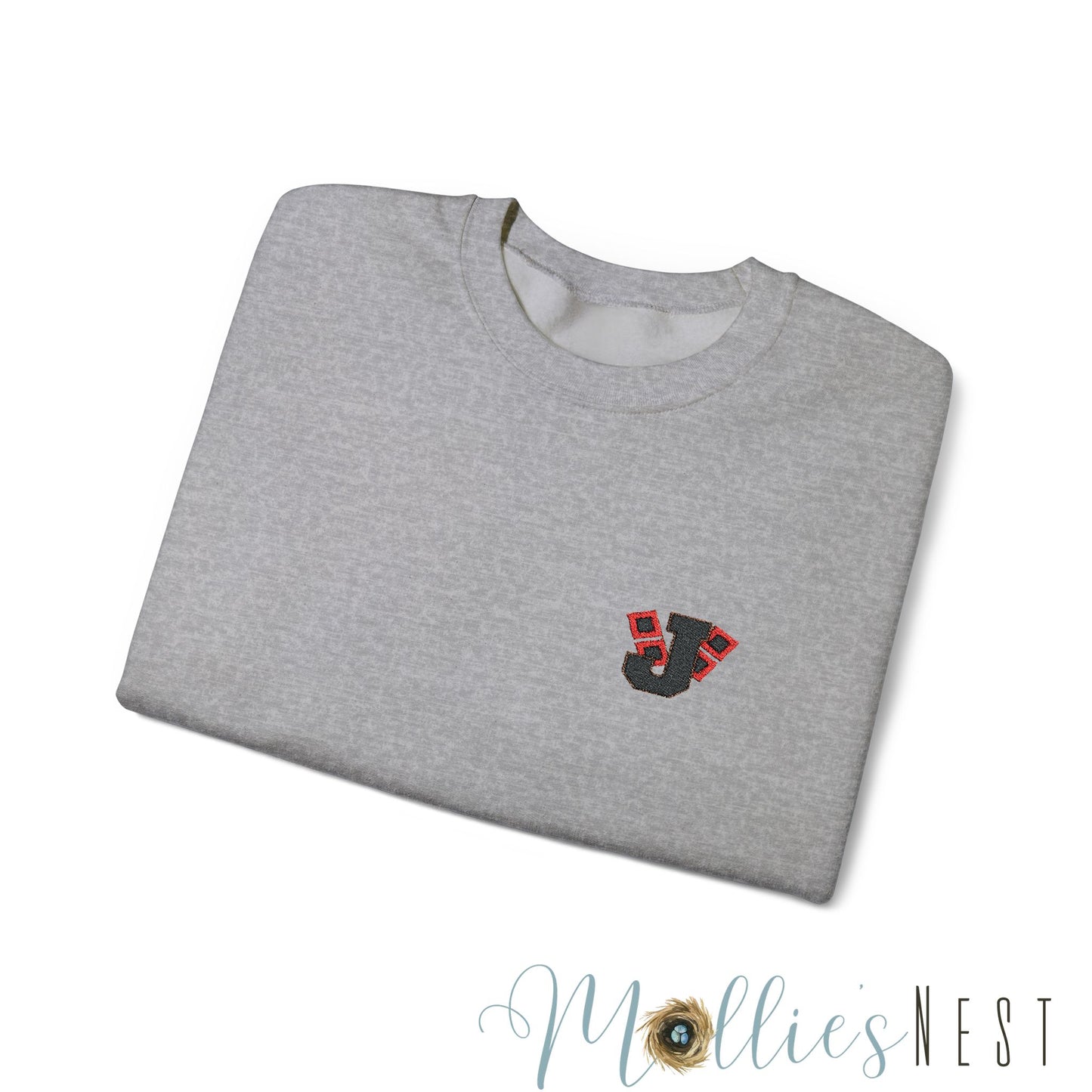 Unisex Heavy Blend™ Crewneck Sweatshirt. Jonesboro EMBROIDERED logo