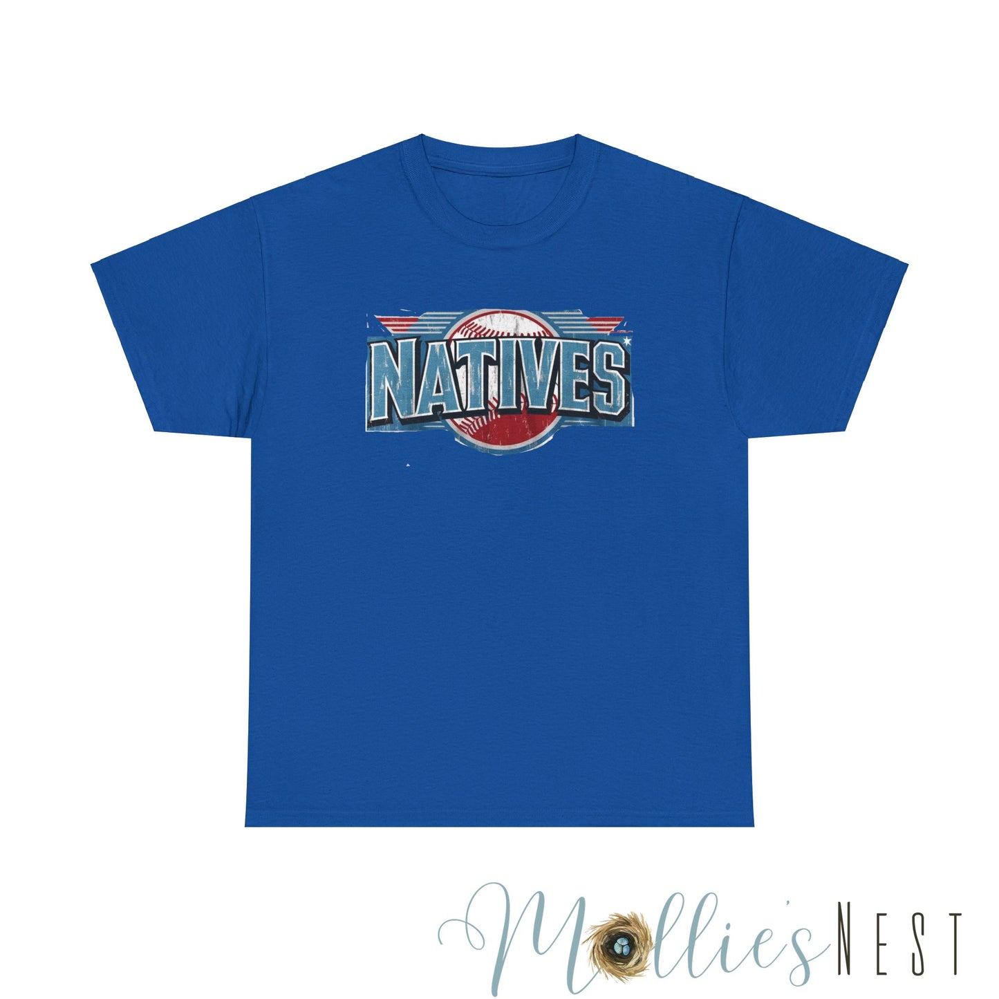 Natives Baseball Heavy Cotton Tee. NATIVES 25
