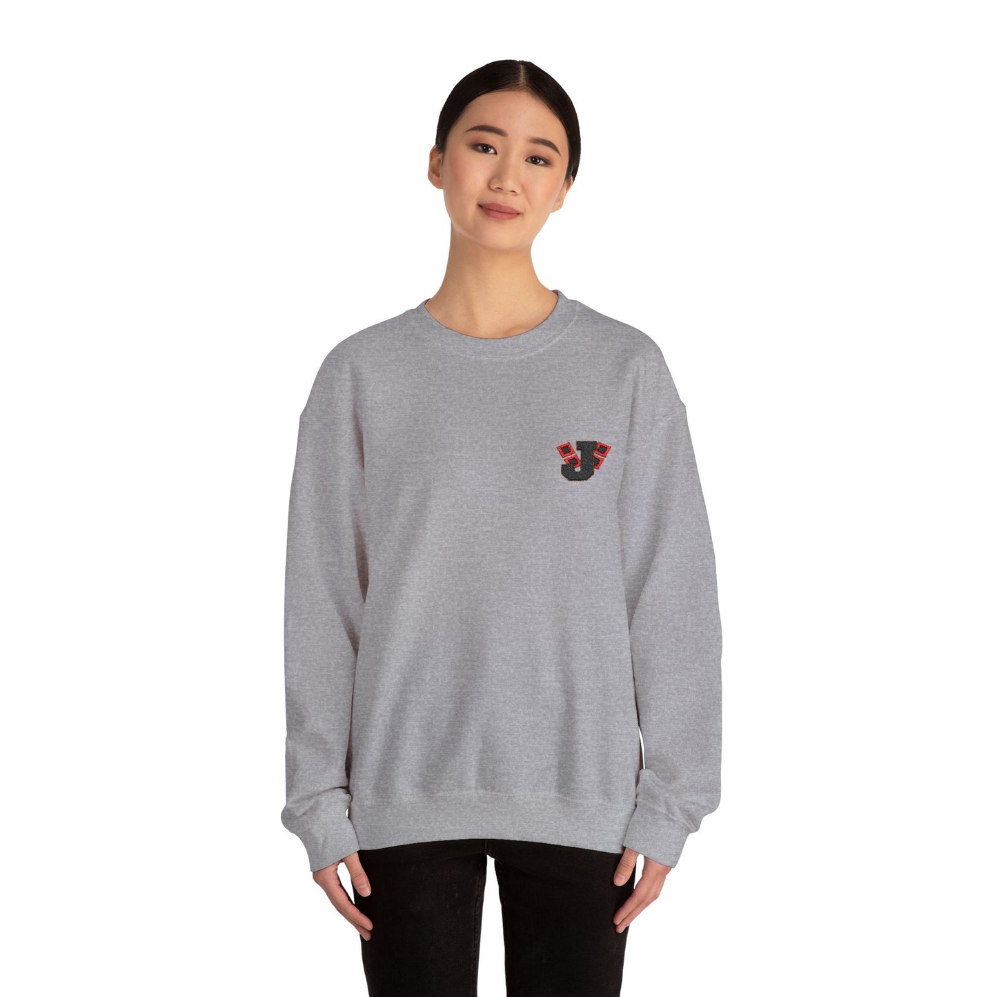 Unisex Heavy Blend™ Crewneck Sweatshirt. Jonesboro EMBROIDERED logo