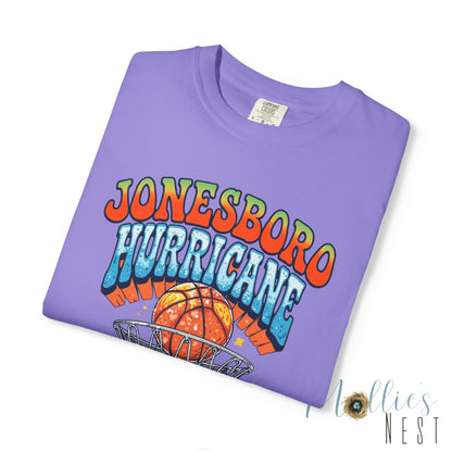 Retro Basketball Unisex T-Shirt Jonesboro Hurricane. ADULT