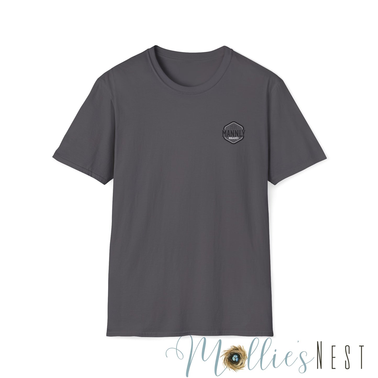 Mannly Brand Unisex Softstyle T-Shirt for Ski Enthusiasts - Cozy Comfort & Adventure