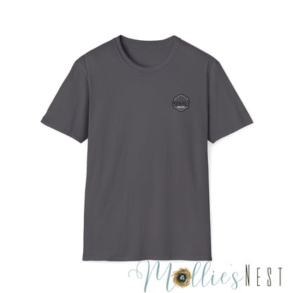 Mannly Brand Unisex Softstyle T-Shirt for Ski Enthusiasts - Cozy Comfort & Adventure