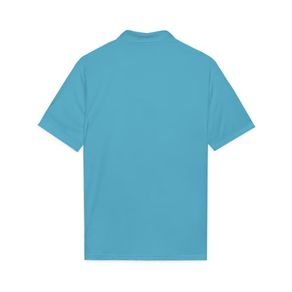 ADULT size - Embroidered 'V' Performance Polo — Moisture-Wicking Sport Shirt - Valley View Logo