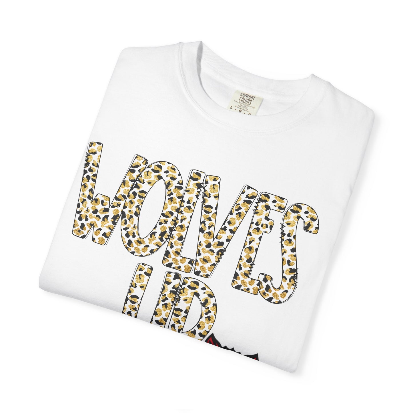 Unisex Garment-Dyed T-shirt - A-State Red Wolves Leopard 'Wolves Up'