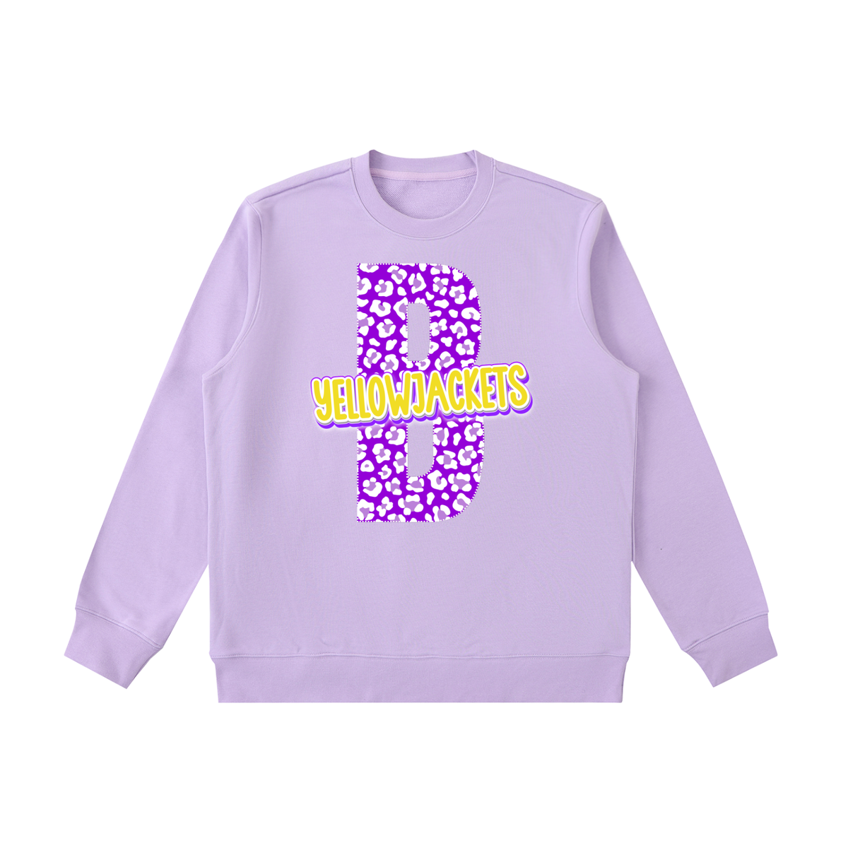 Essential Heavyweight Crewneck  Sweatshirt - Bay Yellowjackets "B"