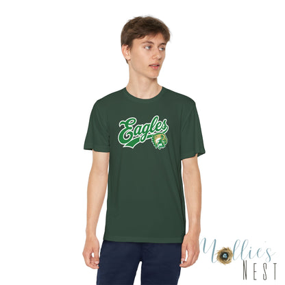 GCT Eagles Youth Drifit — Script Logo Team Shirt