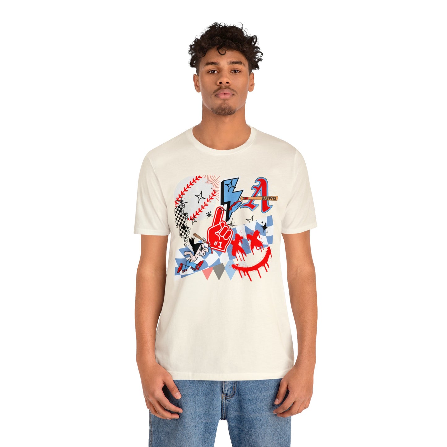 Natives retro Unisex Jersey Short Sleeve Tee