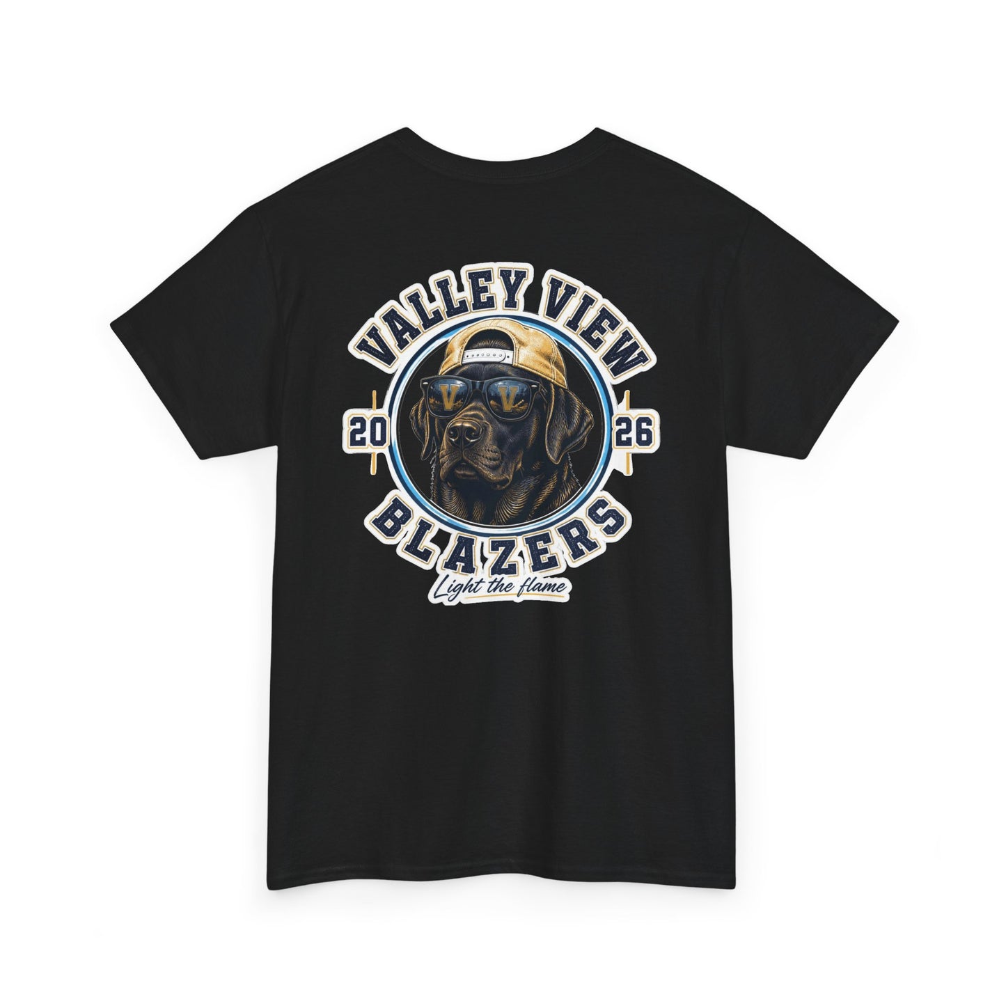 Valley View Blazers. Black Lab 2026 T‑Shirt — Dog Logo Tee