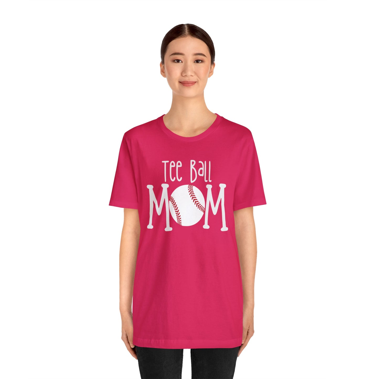 Tee Ball Mom Short Sleeve Shirt