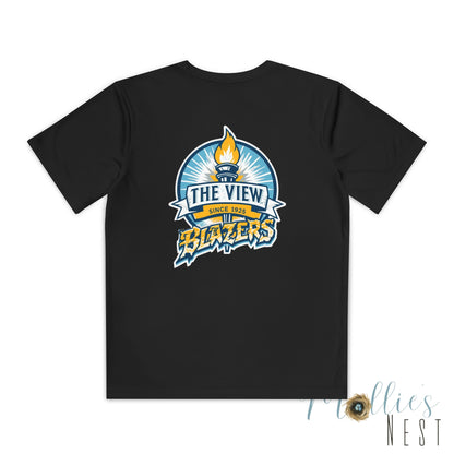 DRIFIT. YOUTH Blazers 'The View' Performance Tee — Moisture-Wicking Athletic Shirt