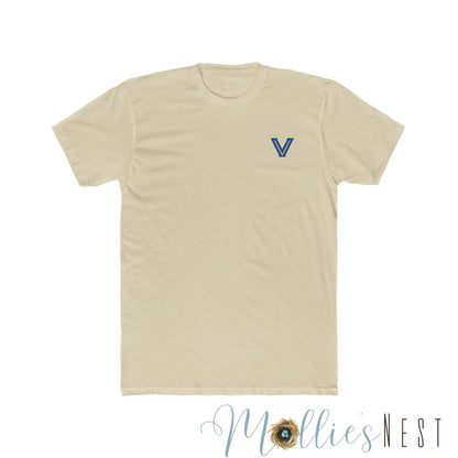 Valley View Football Unisex Cotton Crew Tee, Sports Tee, School Spirit Shirt, Game Day Apparel, Football Fan Wear