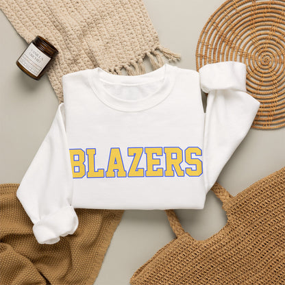 ADULT.  Blazers Classic. Spirit Crewneck Sweatshirt