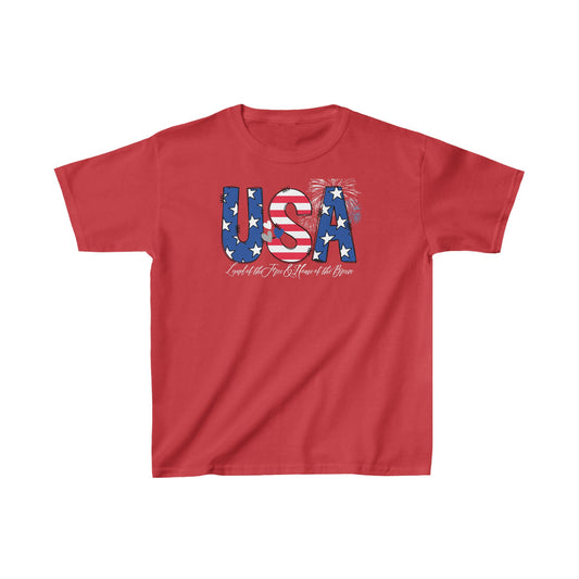 USA. Kids Heavy Cotton™ Tee