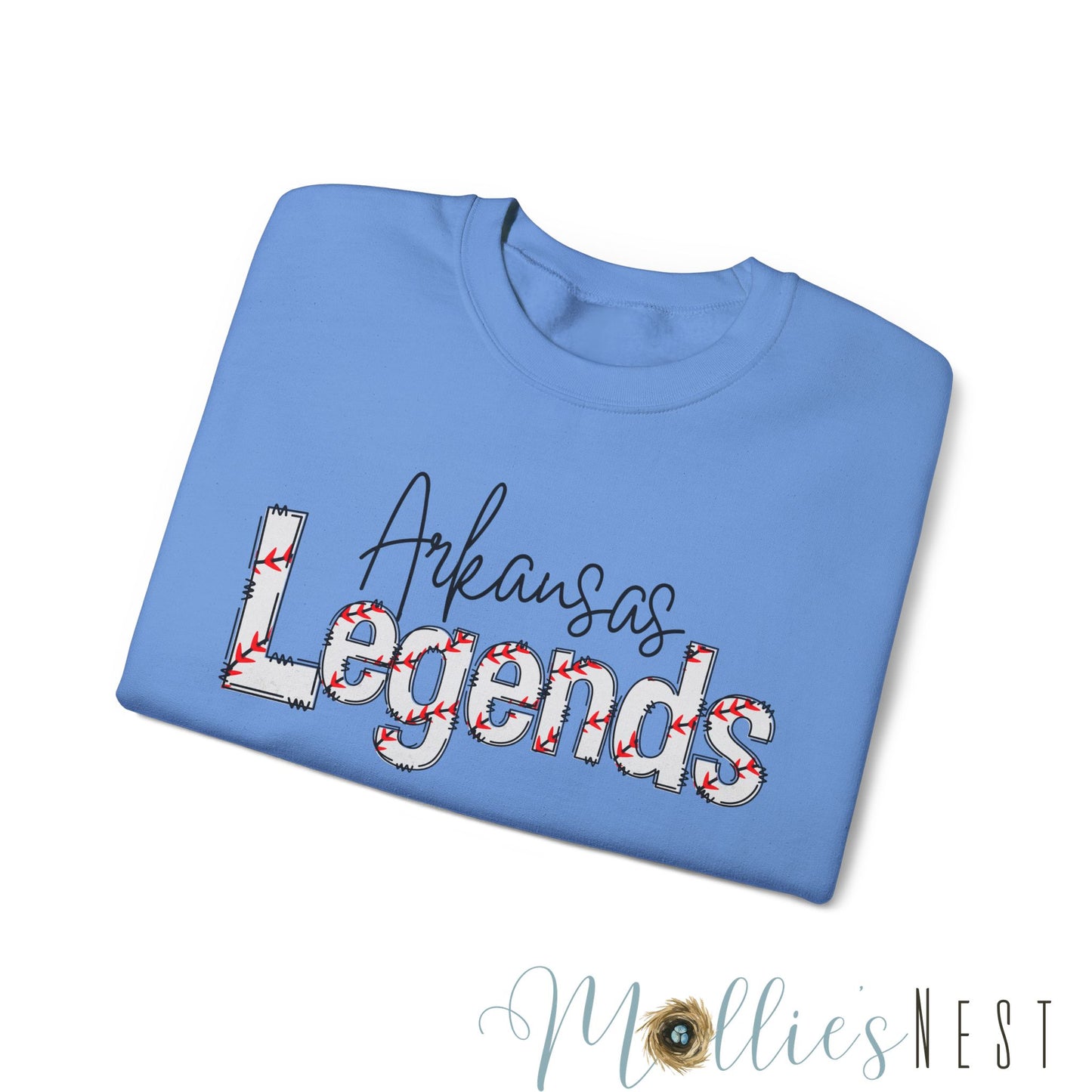 Unisex Heavy Blend™ Crewneck Sweatshirt. LEGENDS BASEBALL