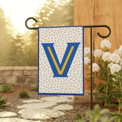Valley View Yard Flag - yellow/blue Outdoor Home Decor