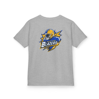 Blazer Kids Tee: Front/Back Football Design