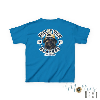 YOUTH.  Valley View Blazers Black Lab 2026 T-Shirt — Vintage Tee (2026)