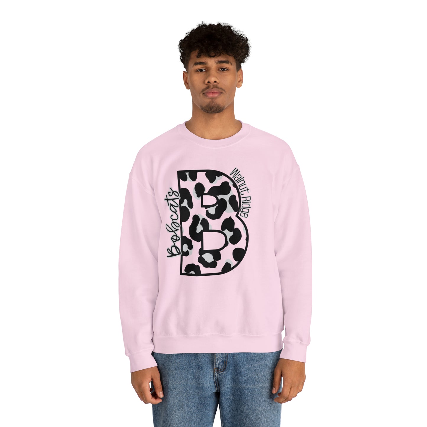 Bobcats Leopard Heavy Blend™ Crewneck Sweatshirt