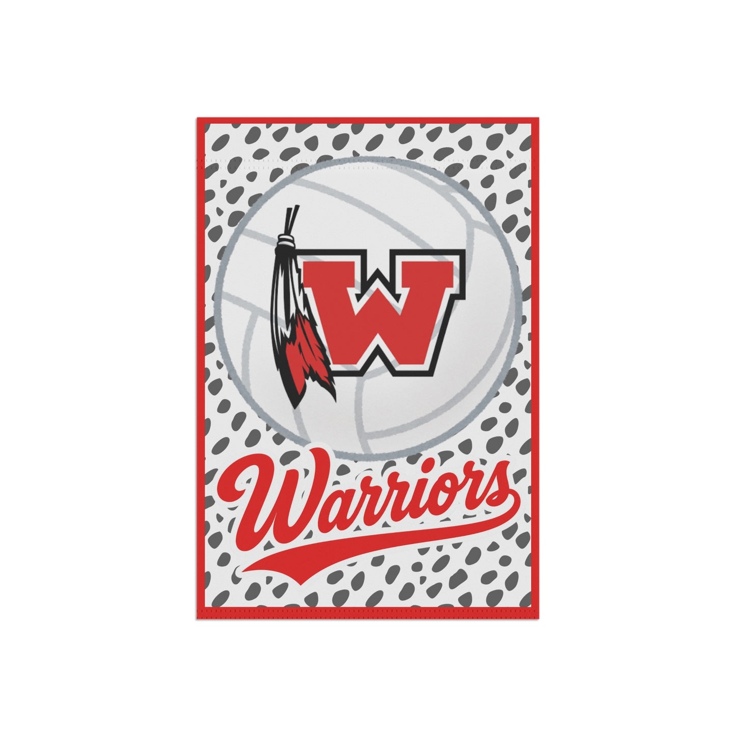 Westside Warrior Volleyball Garden Flag