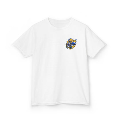 Blazer Kids Tee: Front/Back Football Design