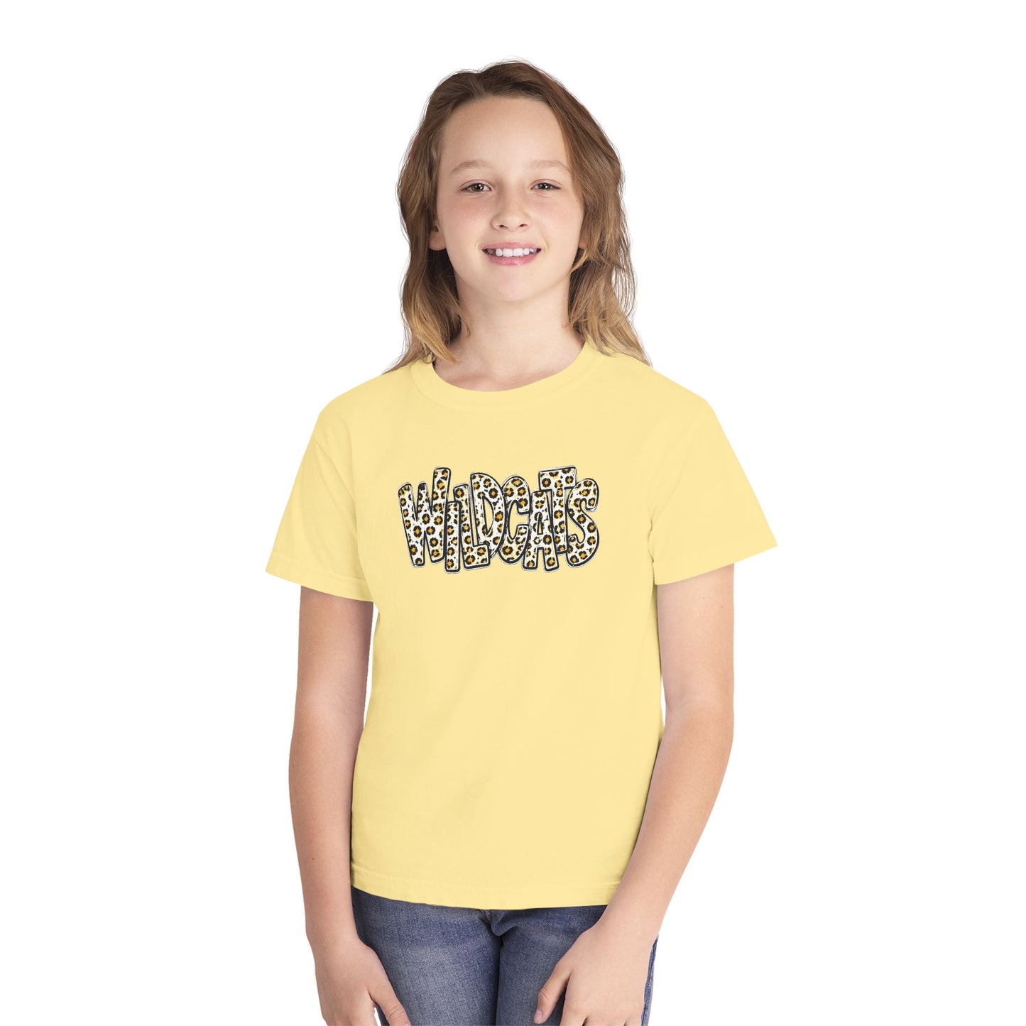 Youth Trumann Wildcats —Leopard Stacked Print